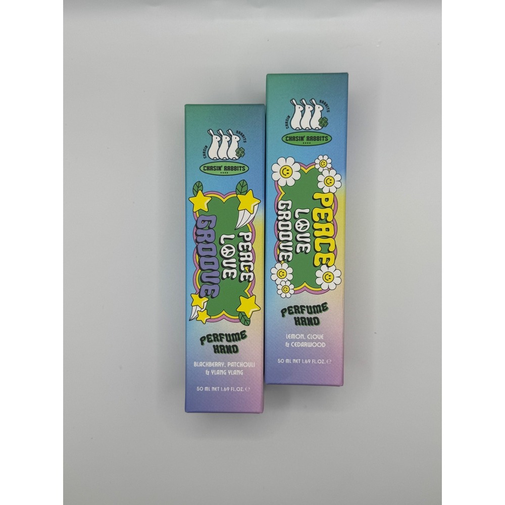 Chasin' Rabbits Hand Cream 2pc Vegan K-Beauty 50ml Peace Love Collection